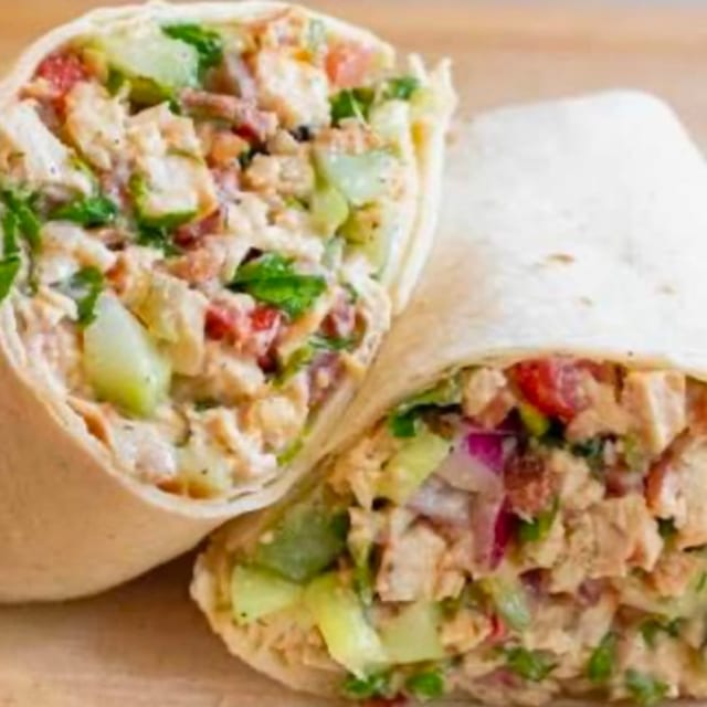 CHICKEN BACON RANCH WRAP.