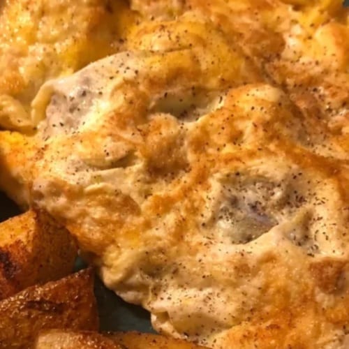 MUSHROOM OMELETTE.