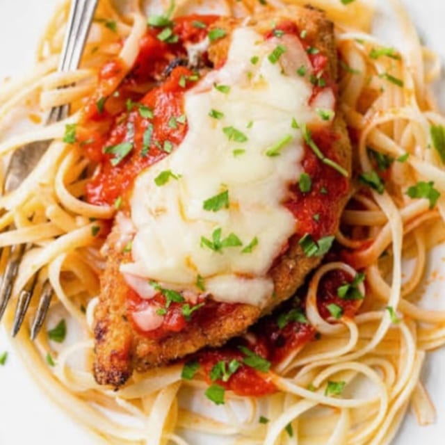 CHICKEN PARMIGIANA..