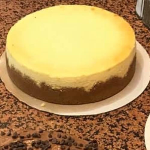 HOMEMADE CHEESECAKE.