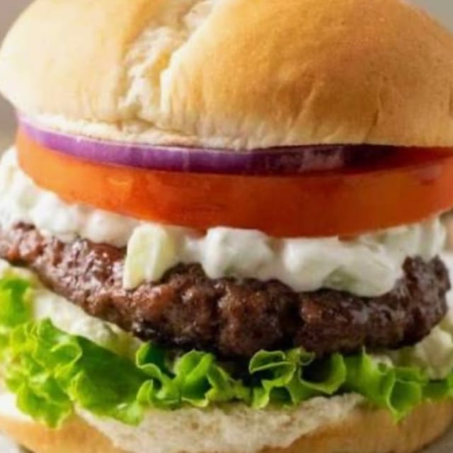 GREEK BURGER.