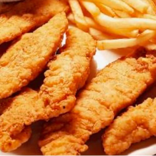 CHICKEN FINGERS W/ FRIES.