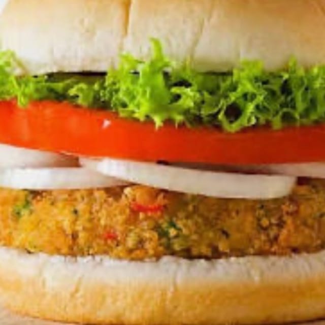 VEGGIE BURGER.