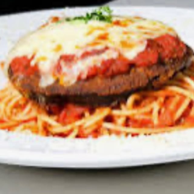 EGGPLANT PARMIGIANA.