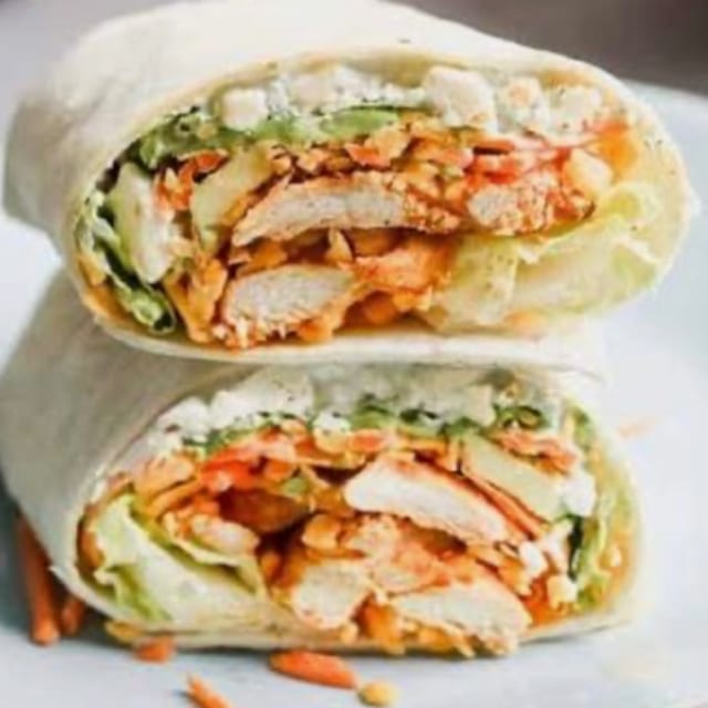 HOT AND SPICY CHICKEN WRAP.