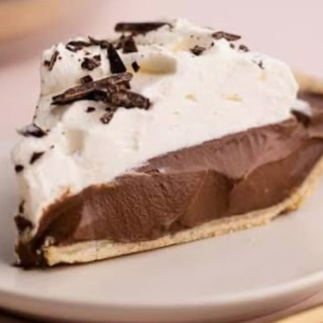 CHOCOLATE CREAM PIE.