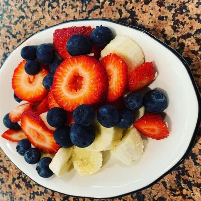 FRESH FRUIT SALAD.