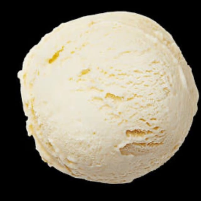 SCOOP OF VANILLA ICE CREAM.
