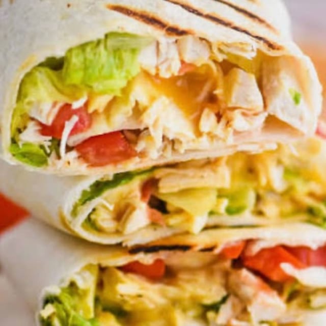 GRILLED CHICKEN WRAP.