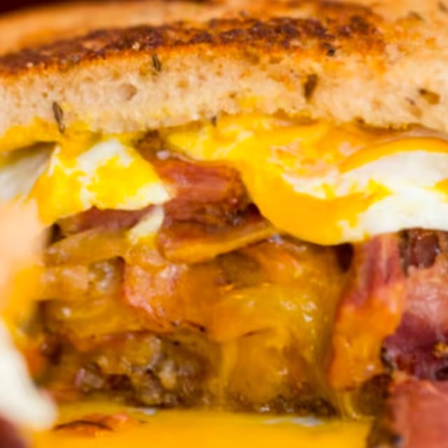PASTRAMI AND EGG SANDWICH.