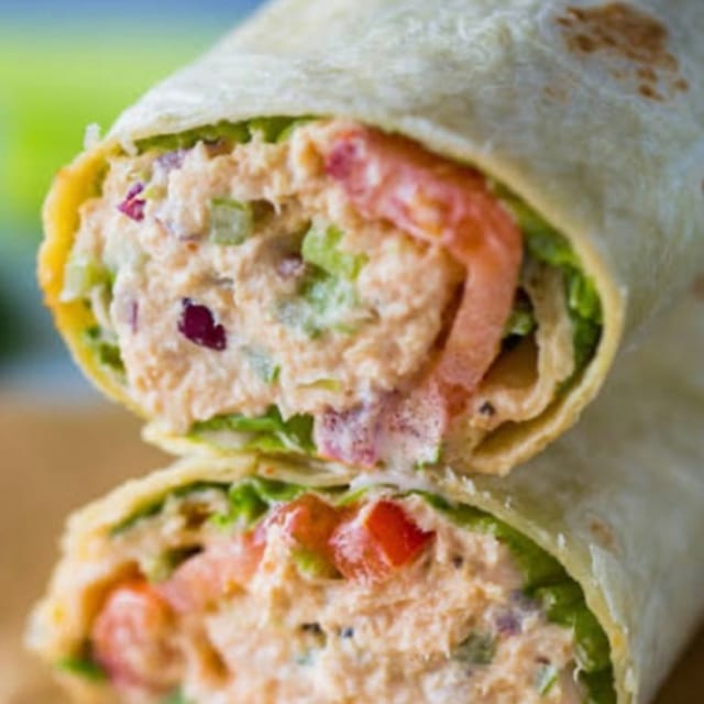 TUNA SALAD WRAP.