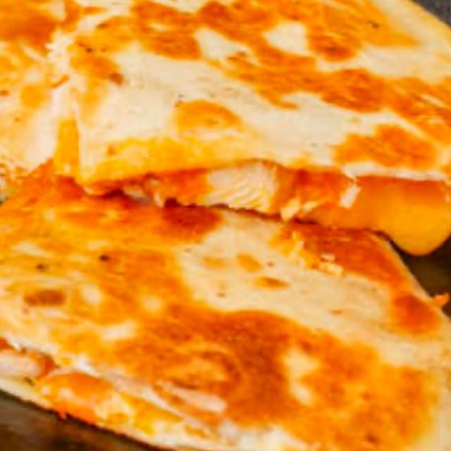 SPICY CHICKEN QUESADILLA.